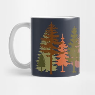 Trees silhouette Mug